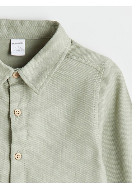 Yeni Sezon Basic Uzun Kollu Erkek Çocuk Gömlek fiyatları