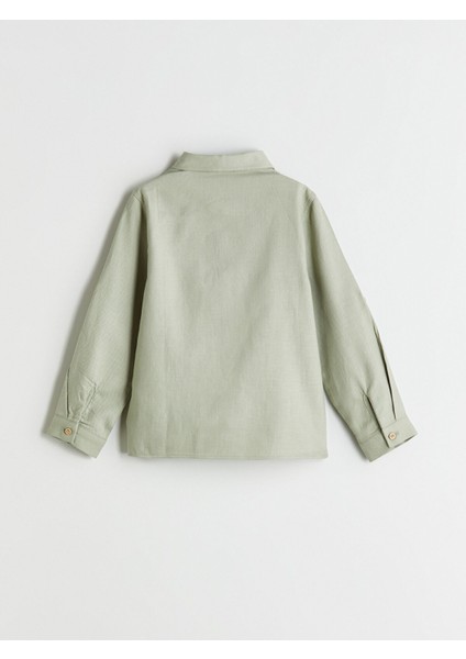 Yeni Sezon Basic Uzun Kollu Erkek Çocuk Gömlek modelleri