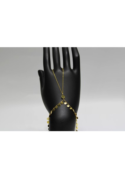 14 Ayar Altın Pullu Şık ve Zarif Şahmeran Bileklik fiyatları