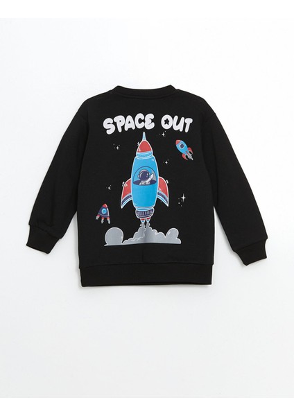 Yeni Sezon Bisiklet Yaka Baskılı Erkek Çocuk Sweatshirt fiyatları
