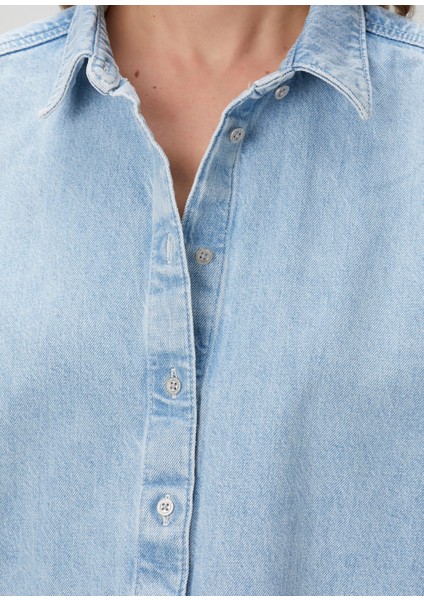 Nina Açık Mavi Denim Gömlek indirimleri