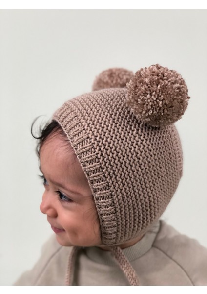 Ponponlu El Örgüsü Unisex Bebek/çocuk Bere fiyatları