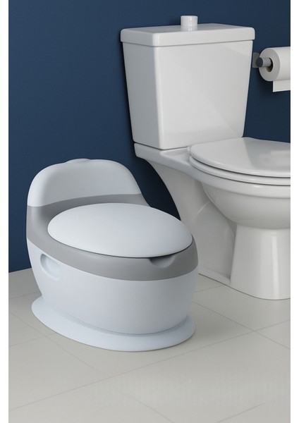 Sesli Sifonlu Klozet Lazımlık, Rahat ve Eğlenceli Kullanım, Renk Seçenekleriyle.