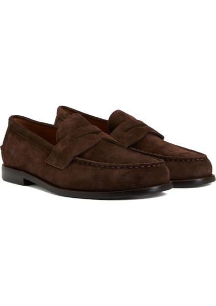 Koyu Kahverengi Erkek Süet Loafer fiyatları
