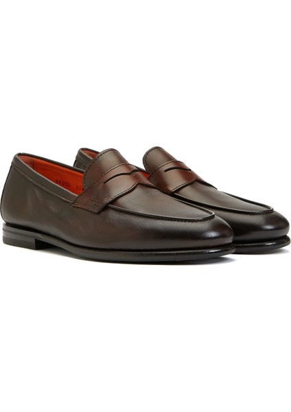 Kahverengi Erkek Deri Loafer fiyatları