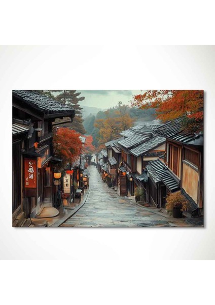 “japon Sokakları Tablo 6 – Geleneksel Asya Manzara Duvar Dekoru” fiyatları