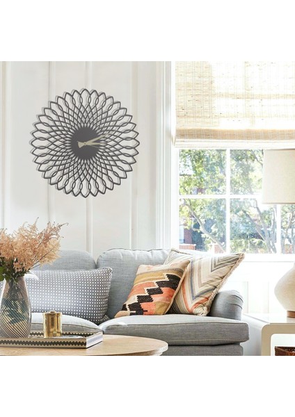 Rıng - 50X50 cm Metal Duvar Saati - Metal Sanatları fırsatları