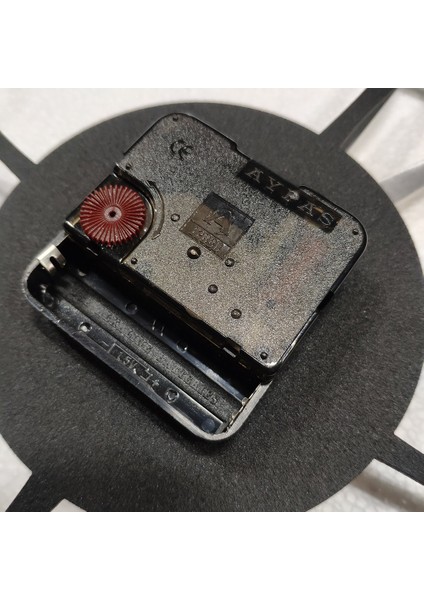 Rıng - 50X50 cm Metal Duvar Saati - Metal Sanatları