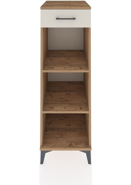 Kronos Dolap 2 Raflı Tek Çekmeceli 44X59X134 Çam-Aytaşı