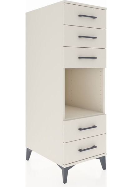 Kronos Dolap Tek Raflı 5 Çekmeceli 44X59X134 Aytaşı-Aytaşı fiyatları