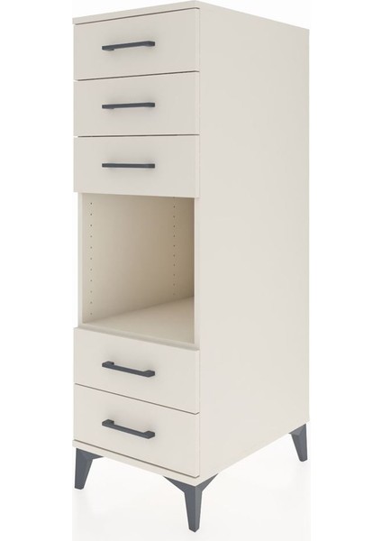 Kronos Dolap Tek Raflı 5 Çekmeceli 44X59X134 Aytaşı-Aytaşı modelleri