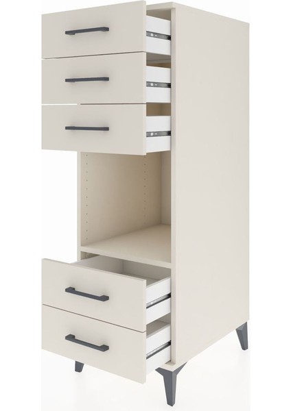 Kronos Dolap Tek Raflı 5 Çekmeceli 44X59X134 Aytaşı-Aytaşı fırsatları
