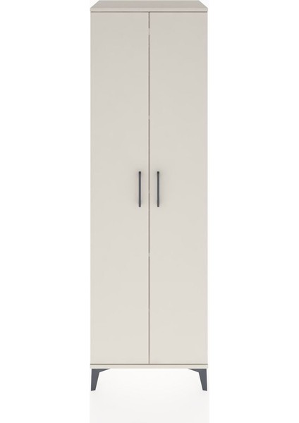 Hyperion Dolap 5 Raflı 2 Kapaklı 60X44X195 Aytaşı-Aytaşı