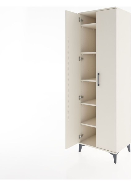 Hyperion Dolap 5 Raflı 2 Kapaklı 60X44X195 Aytaşı-Aytaşı fırsatları