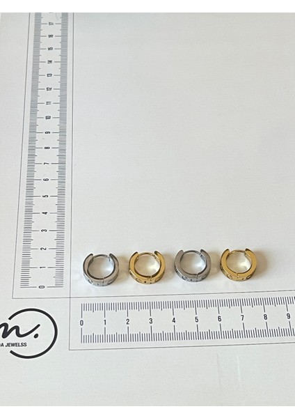 316 L Cerrahi Çelik Klasik Altın Modeli Paslanmaz Kararmaz Çelik Halka Küpe fiyatları