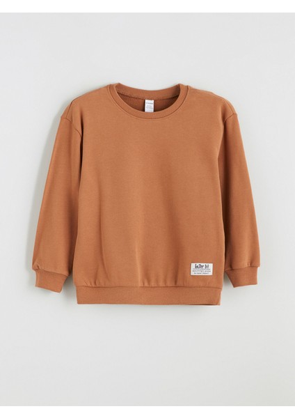 Yeni Sezon Bisiklet Yaka Uzun Kollu Erkek Çocuk Sweatshirt