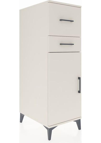 Kronos Dolap Tek Raflı 2 Çekmeceli Tek Kapaklı 44X59X134 Aytaşı-Aytaşı fiyatları