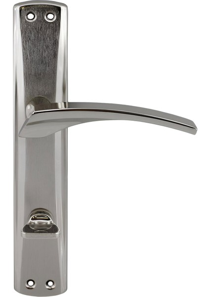 Kapı Kolu Wc Banyo Nikel Inox Aynalı Sağa Sola Uygun Iç Dış Wc Kapısı Kilitlenebilir 1 Takım fırsatları