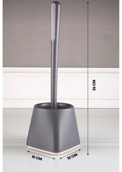 Silikon Klozet Fırçası Wc Tuvalet Banyo Fırça Seti , KARE fiyatları