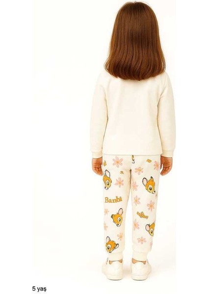 Ekru Bambi 4-6 Yaş Çocuk Alt Üst Takım modelleri