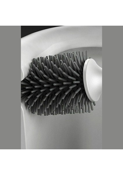 Silikon Klozet Fırçası Wc Tuvalet Banyo Fırça Seti , Oval modelleri