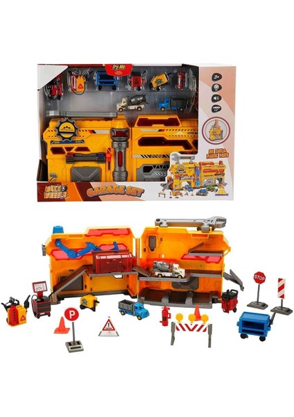 4539 Maxx Wheels Sesli ve Işıklı Garaj Seti Inşaat Garajı -Sunman fiyatları