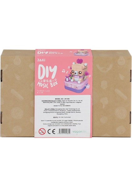 JK1306 Jaki Müzik Kutusu Blok Seti 405 Parça -Vagon Life fiyatları