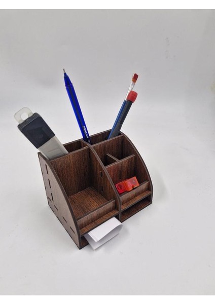 Ahşap Masaüstü Mini Organizer Kalemlik 8 cm x 8 cm x 8 cm modelleri
