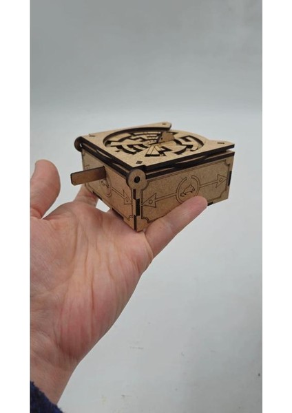 Ahşap Montessori Puzzle Kilitli Kutu 8 cm x 8 cm x 4 cm fiyatları