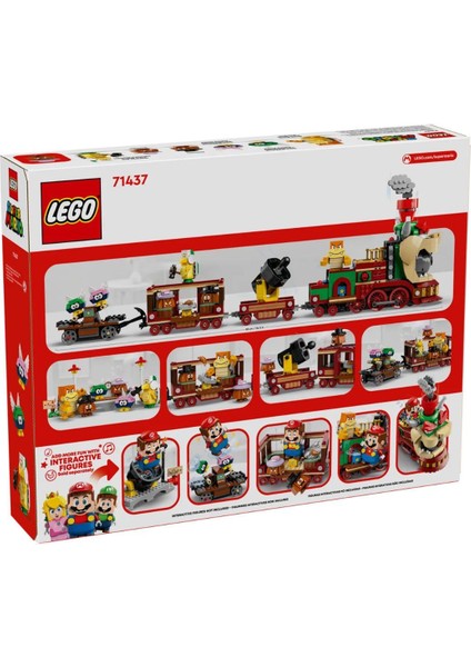 71437 LEGO Super Mario Bowser Ekspres Treni 1392 Parça +9 Yaş indirimleri