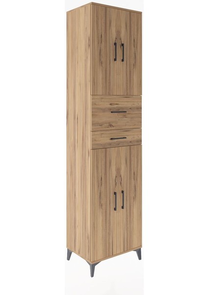 Hyperion Dolap 4 Raflı 2 Çekmeceli 4 Kapaklı 60X44X243 Çam-Çam fiyatları