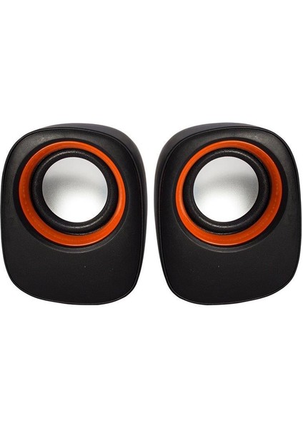 D-05A Mini 5 Watt Aux 2.0 Multimedia 1+1 USB Speaker - Hoparlör modelleri