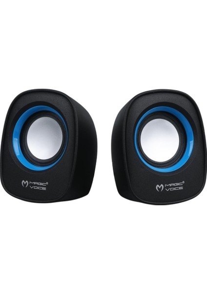 D-05A Mini 5 Watt Aux 2.0 Multimedia 1+1 USB Speaker - Hoparlör indirimleri