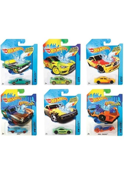 BHR15 Hot Wheels Renk Değiştiren Arabalar modelleri
