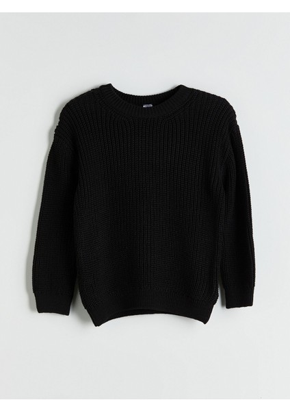 Yeni Sezon Bisiklet Yaka Triko Erkek Çocuk Kazak