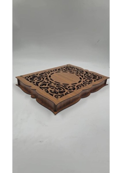 Ahşap Dekoratif Tesbih Kutusu 10 Lu No1 31 cm x 24 cm x 3 cm