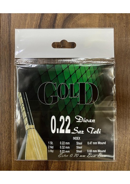 Gold 0.22 Divan Saz Teli