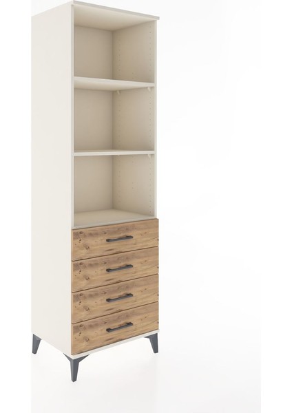 Hyperion Dolap 3 Raflı 4 Çekmeceli 60X44X195 Aytaşı-Çam fiyatları