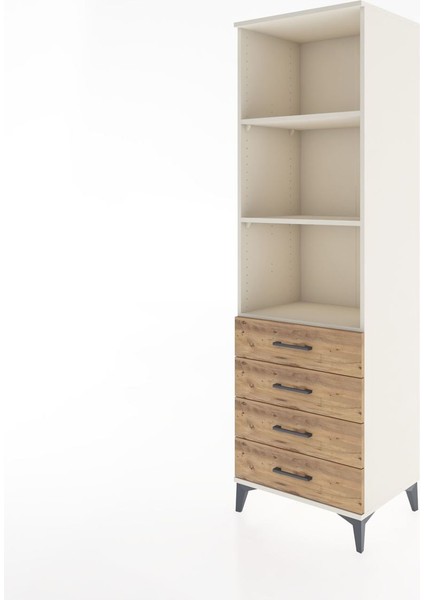 Hyperion Dolap 3 Raflı 4 Çekmeceli 60X44X195 Aytaşı-Çam modelleri