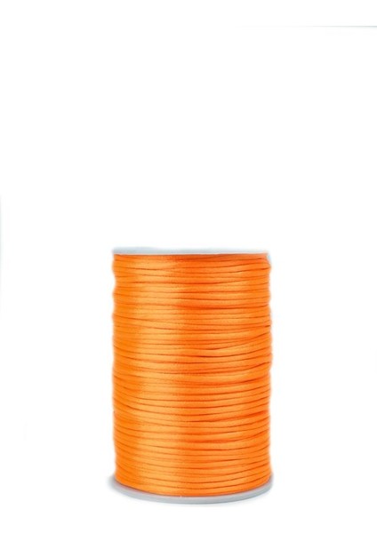 Floş Ip 2 mm Portakal Renk 1 Makara