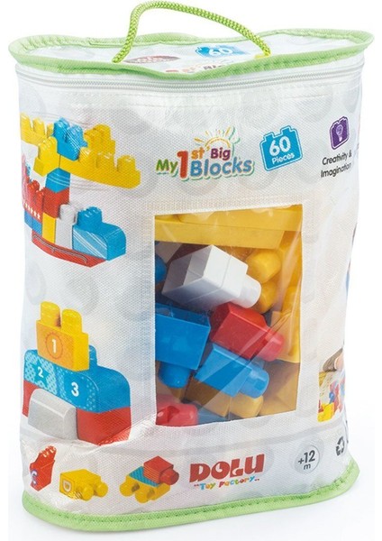 5019 Büyük Blok Seti 60 Parça-Dolu Oyuncak