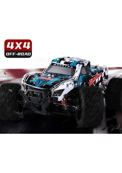 866-1602 Kumandalı 1:16 70 Km/h Brusless Araba 4x4