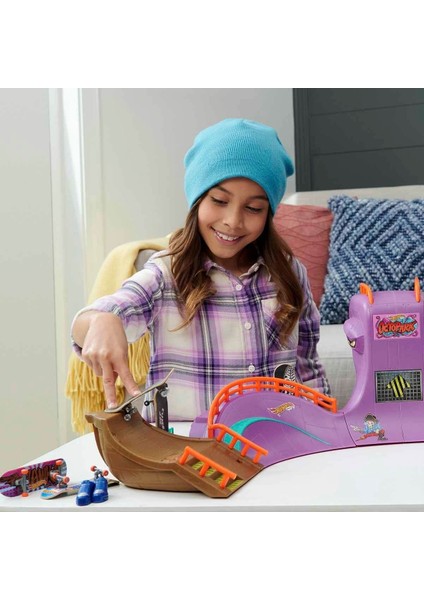 HMK01 Hot Wheels Skate Ahtapot Kaykay Parkı Oyun Seti indirimleri