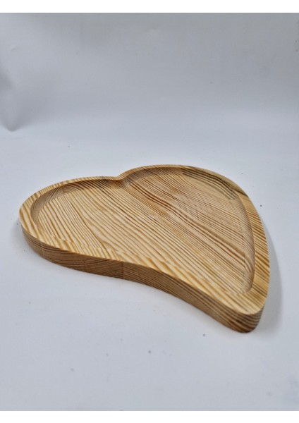 Ahşap Dekoratif Çerez Tabağı 23 cm x 20 cm indirimleri