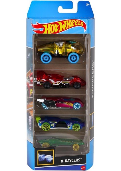 1806 Hot Wheels Beşli Araba Seti