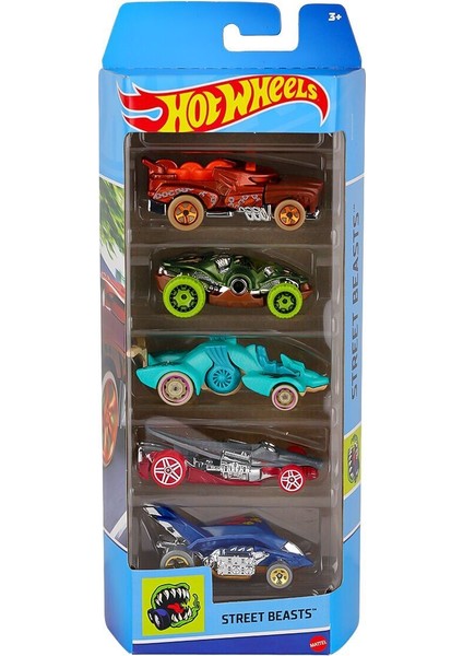 1806 Hot Wheels Beşli Araba Seti
