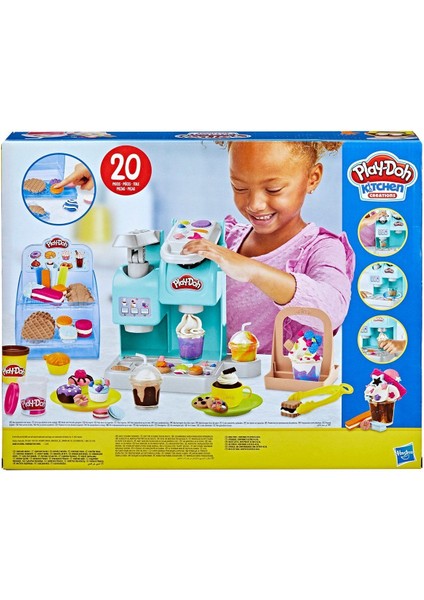 F5836 Play-Doh Süper Renkli Kafe Oyun Seti +3 Yaş