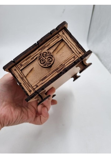 Ahşap Dekoratif Çekmeceli Kutu 16 cm x 12 cm x 8 cm fırsatları