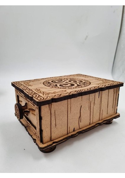 Ahşap Dekoratif Çekmeceli Kutu 16 cm x 12 cm x 8 cm indirimleri