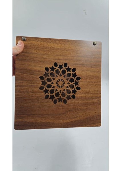 Ahşap Dekoratif Kutu No1 25 cm x 25 cm x 3 cm